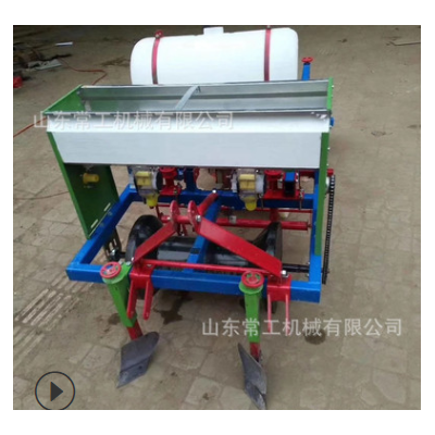 四輪牽引式12行小麥玉米播種機多功能根莖免耕播種機行距株距可調