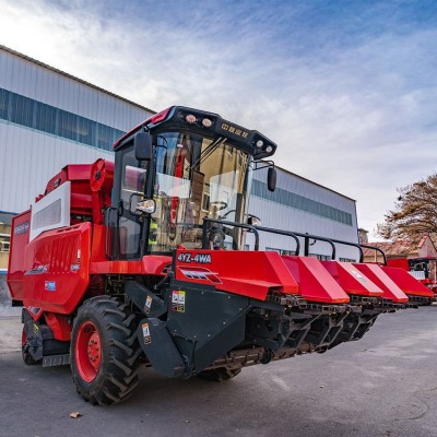 中聯4YZ-4W大中型自走式玉米收獲機莖穗兼收玉米收割機