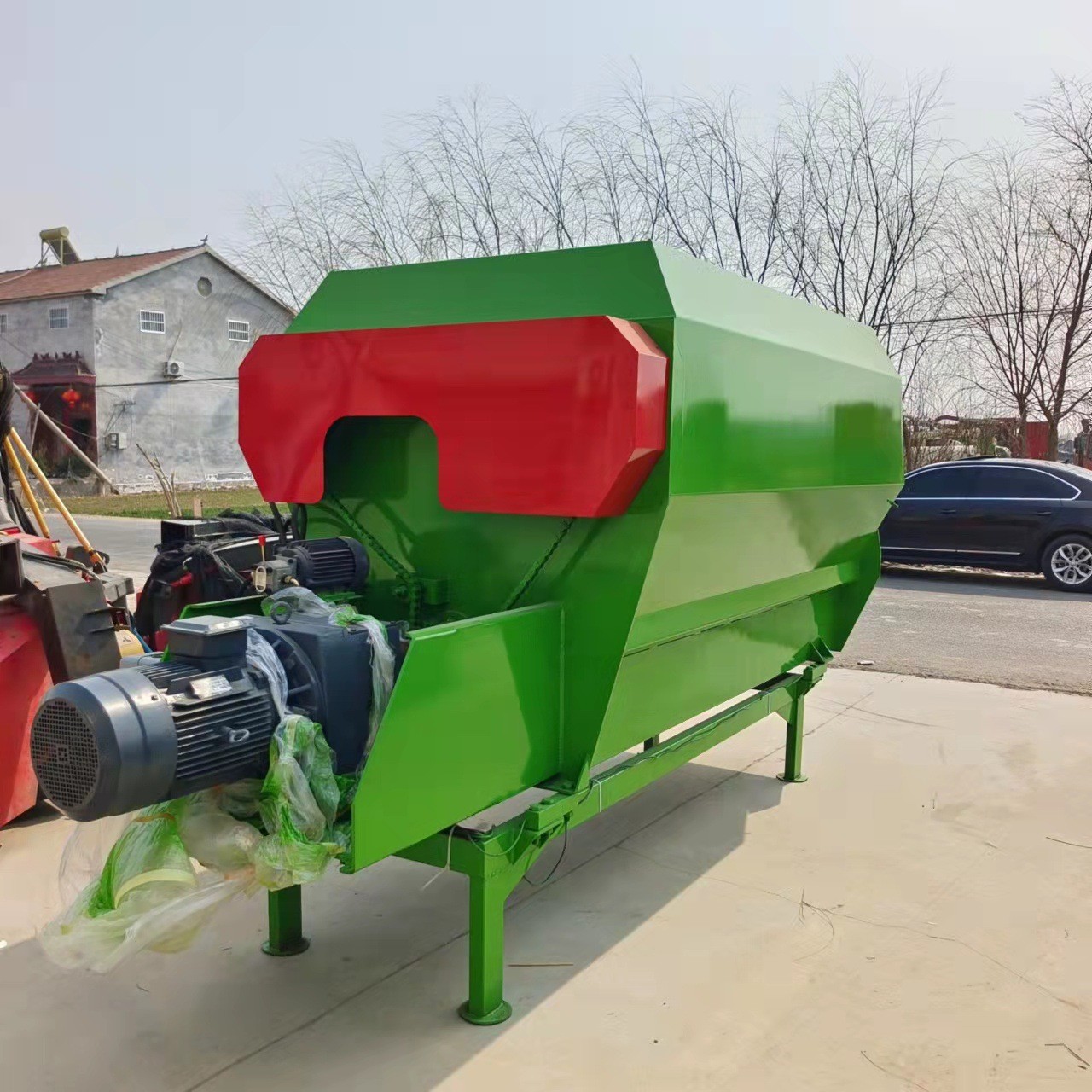 干濕混合草料攪拌機(jī) TMR養(yǎng)殖場飼料混合機(jī) 小麥秸稈攪拌機(jī)