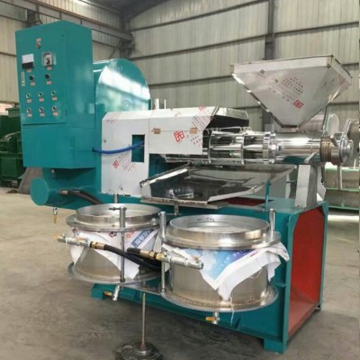 全自動螺旋榨油機多少錢 菜籽花生芝麻大豆榨油機生產線