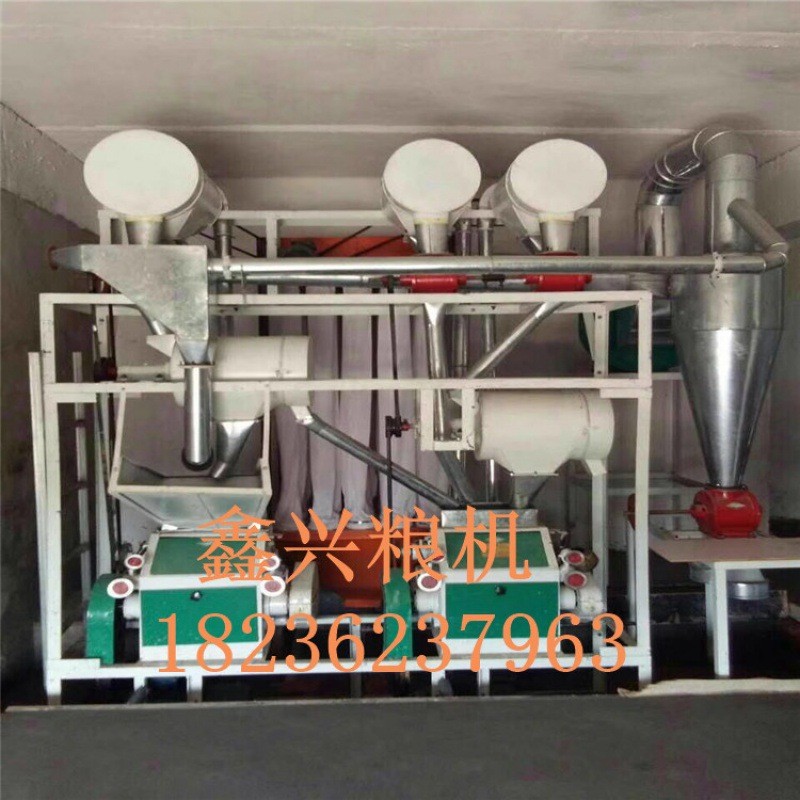 廠家供應優質小麥面粉機組四臺全自動糧食面粉機械