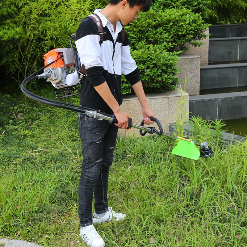 廠家直供二沖側(cè)掛割灌機割草機四沖程背負式汽油收割稻灌機