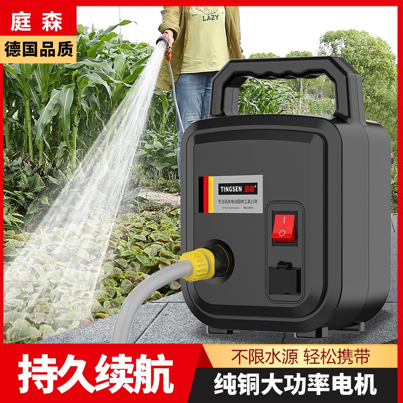 充電式抽水泵澆花澆菜抽水機蓄電池鋰電池園林灌溉農(nóng)田澆水機神器
