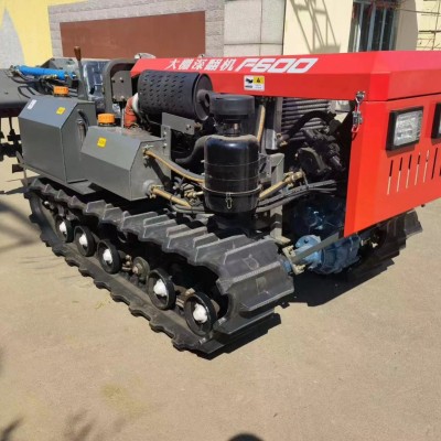 果園大棚深翻機(jī) 水旱兩用履帶旋耕機(jī) 無級變速操控 源頭廠家